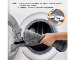 AlphaBright Elektrische Warmtedeken -Bovendeken - Knuffeldeken met 9 Warmtestanden - 180 x 130cm -1 Persoons -Energie Zuinig -Fleece -Grijs