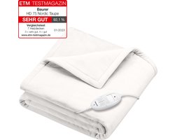 Beurer Elektrische Deken - Warmtedeken - 1 persoons 180x130cm - Test: Zeer goed - Automatische uitschakeling - Wit - 5 Jaar Garantie excl bij Bol.com