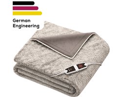 Beurer Elektrische Deken XXL - Warmtedeken - 2 persoons 200x150cm - Bovendeken - BSS (Beurer Safety System) - Nordic - 5 Jaar Garantie excl bij Bol.com