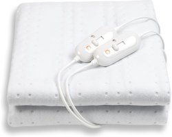 Cresta Care elektrische deken 2 persoons | Cosy fleece | 160 x 140 cm | 2 apart instelbare controllers | Machine wasbaar | TUV GS goedgekeurd | Ökotex gecertificeerd
