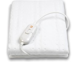 Cresta Care KTS101 Elektrische Warmtedeken 1 persoons machine wasbaar cosy fleece 150 x 80 cm