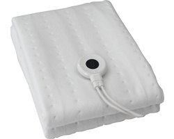 Cresta Care KTS700 - Zwakstroom - Elektrische Warmte Deken - Zacht - Eco Fleece - Timer - Oeko-tex 100 - Wit