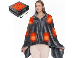 DnA® Warmtedeken Draadloos - Stoov - Warmtekussen - Donkergrijs - 41cm x 33cm x 9cm