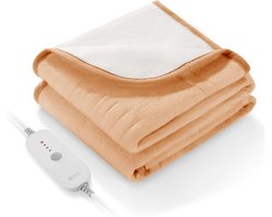 Elektrische Deken 1 Persoon - Warmtedeken Elektrisch - Extra Zacht - Bedverwarming