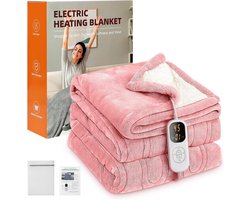 Elektrische Deken 1 Persoon - Warmtedeken Elektrisch - Extra Zacht - Zacht