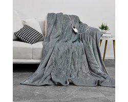 Elektrische deken | 150x180cm | Verwarmde onderdeken | Tweepersoons | elektrisch deken | Winterdeken | Sherpa fleece | Extra warm | Verwarmd fleece deken | XL zacht deken