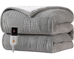 Elektrische Onderdeken 2 Persoons - Warmtedeken Elektrisch - Extra Zacht - Bed