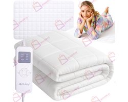 Elektrische Onderdeken – Heated Mattress Topper 190x80 cm – 4 Warmtestanden, Timer, Oververhittingsbeveiliging – matrasbeschermer – elektrische onderdeken 1 – dekbed – dekbedovertrek – 58173