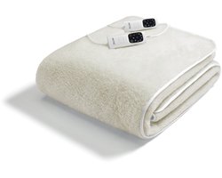 Imetec Merino wol onderdeken Dubbel bed met 2 schakelaars