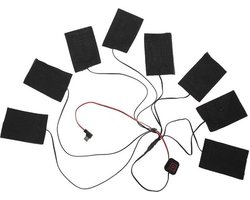 KARZO - 8-in-1 - Elektrische verwarmde mat - Carbonvezel met aanpasbare temperatuur en waterproof design