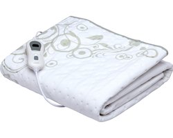 Lanaform - Heating Blanket S1 - Elektrische Deken - Elektrische Onderdeken 1 Persoon - Extra Zacht - Machinewasbaar - Timerfunctie - 80 X 150 Cm