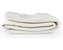 Nedis Elektrische Deken - Onderdeken - 2 Personen - 160 x 140 cm - 3 Warmte Standen - Wasmachinebestendig - Oververhittingsbeveiliging - Polyester