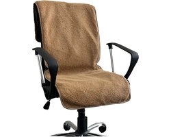 Nikki Amsterdam | The.Seat Pad | Warmtedeken | Stoelverwarmer | Duurzaam & Draadloos | Infrarood warmtedeken | Bureaustoelkleed | 135 x 45 cm | Woolly | Taupe | Bruin | Beige | Binnen en Buiten | Incl. Powerbank (16000mAh) | Gebruiksduur: tot 12 uur