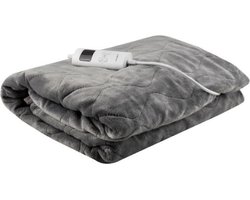 Oneiro’s Luxe Elektrische deken WARMY 180 x 130 cm - Verhitting bescherming - warmtedeken - onderdeken - winter - elektrische voetenwarmer - 1 persoons