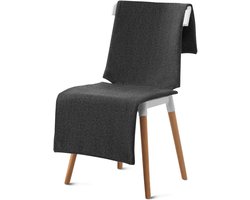 Ozocozy Warmtedeken - 138 x 45 cm - Grijs - Inclusief 10.000 mAh Powerbank - Duurzaam & Draadloos - Infrarood Warmtedeken - Verwarmd Stoelkleed - Inclusief Stroomadapter