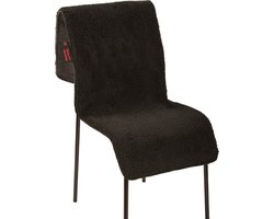 Quality Heating - Infrarood warmtedeken - Stoelverwarming - draadloos - eenvoudig oplaadbaar - Teddy black - 3 warmte standen