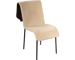 Quality Heating - Infrarood warmtedeken - Stoelverwarming - draadloos - eenvoudig oplaadbaar - Teddy off white - 3 warmte standen