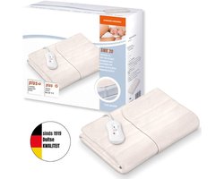 Quvo® Elektrische onderdeken - Onderdeken - Elektrische onderdeken 1 persoons - Beige - 150cm x 80cm x 1cm