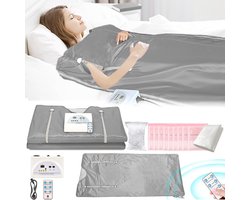 SCH® Saunadeken - Infrarood Deken - Saunadeken met Infrarood - Grijs - ‎45cm x 41cm x 20cm