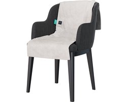 Sinji Elektrische Deken – Draadloos Warmtedeken – Infrarood Fleece Deken – Incl. Powerbank – 135 x 48 cm – Crème