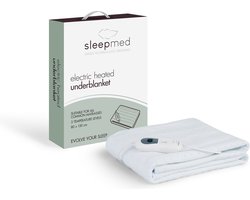 SleedMed Elektrische deken - Onderdeken - Timerfunctie - Warmtedeken - 3 Warmtestanden - 150x80 cm
