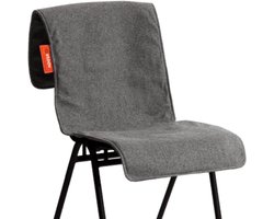 Stoov Warmtedeken | Big Hug XL¹ | Duurzaam & Draadloos | Infrarood warmtedeken | Verwarmd stoelkleed | 45x135 cm | Grey XL S1 Draadloze stoelverwarmer - Original Grey - Stoov | Standard batterij