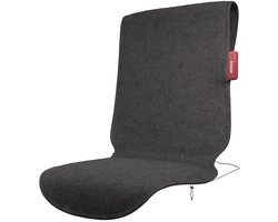 Stoov Warmtedeken | Big Hug XL³ | Duurzaam & Draadloos | Infrarood warmtedeken | Verwarmd stoelkleed | 47x135 cm | Grey XL S3 Draadloze stoelverwarmer - Original Grey - Stoov | Pro 50Wh batterij