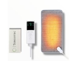 Tergotec® Elektrische Stoelverwarming **BLACK FRIDAY DEALS** – Warmtedeken voor Stoel of Bank – 9 Warmtestanden & 4 Timers – Warmtekussen met Oververhittingsbeveiliging – Perfect voor Thuis of op Kantoor