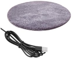 USB Oplaadbare Elektrische Huisdierdeken Verwarmingskussen Voor Honden En Katten Met Constante Temperatuur Waterdicht En Krasbestendig Zachte Veilige Verwarming Voor Mand Bench Of Reis