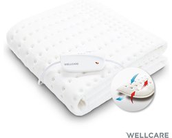Wellcare Soft Fleece WE-167UBAHD - Elektrische Warmte deken - 150x80 cm - 120 min Timer - 4D DWF
