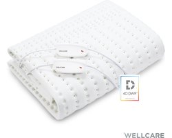 Wellcare WE167UBATHD Elektrische warmte deken | 2P | Eco Fleece | 120 min timer | Extra voetwarmte | 160 x 150 cm | 4D DWF|