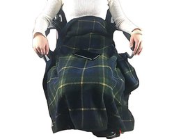Winterdeken voor volwassenen in een rolstoel, 100*140 cm, multifunctionele warme deken, zachte en dikke fleece luier, draagbare sjaal, beenwarmer.