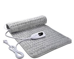 60 x 30 cm extra grote verwarmend kussen - Automatisch uitschakelen - Snelle verwarmingstechnologie, Snelle elektrisch verwarmend kussen voor rug, hals, schouders