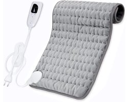 76 x 40 cm extra grote verwarmend kussen - Automatisch uitschakelen - Snelle verwarmingstechnologie, Snelle elektrisch verwarmend kussen voor rug, hals, schouders