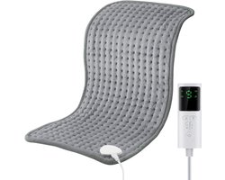 Aurixi® Warmtekussen oplaadbaar - Warmtekussen - Warmtekussen elektrisch - Grijs - 30cm x 10cm x 10m