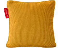 Auronic Warmtekussen - Knitted - 45x45 - Draadloos - Oplaadbaar - Elektrisch kussen - Infrarood - Geel