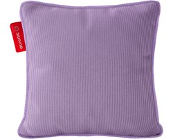 Auronic Warmtekussen - Knitted - 45x45 - Draadloos - Oplaadbaar - Elektrisch kussen - Infrarood - Paars