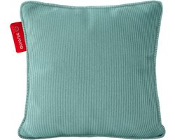 Auronic Warmtekussen - Knitted - 45x45 - Draadloos - Oplaadbaar - Elektrisch kussen - Infrarood - Pastelblauw