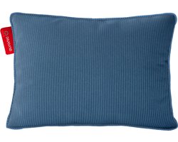 Auronic Warmtekussen - Knitted - 45x60 - Draadloos - Oplaadbaar - Elektrisch kussen - Infrarood - Blauw/Grijs