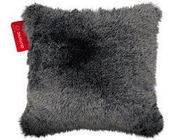 Auronic Warmtekussen - Teddy - 45x45 - Draadloos - Oplaadbaar - Elektrisch kussen - Infrarood - Antraciet