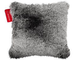 Auronic Warmtekussen - Teddy - 45x45 - Draadloos - Oplaadbaar - Elektrisch kussen - Infrarood - Grijs