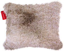 Auronic Warmtekussen - Teddy - 45x60 - Draadloos - Oplaadbaar - Elektrisch kussen - Infrarood - Taupe