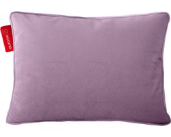Auronic Warmtekussen - Velvet - 45x60 - Draadloos - Oplaadbaar - Elektrisch kussen - Infrarood - Paars