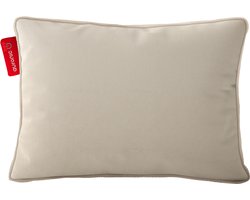 Auronic Warmtekussen - Velvet - 45x60 - Draadloos - Oplaadbaar - Elektrisch kussen - Infrarood - Taupe