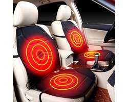 Autostoel verwarming - Verwarmingskussen voor autostoel - Stoelverwarming auto - 3 Standen - Duurzaam