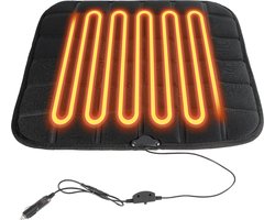 Autostoel Verwarmingskussen 12V - Elektrische Stoelverwarming Warmtestanden - Autostoel Verwarming - Warmtekussen Auto - Elektrisch Verwarmd Kussen - Autostoelverwarmer - Autostoel Kussen