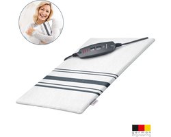 Beurer HK 26 Elektrisch Warmtekussen – 3 Warmtestanden – OEKO-TEX® 100 – Afneembare Katoenen Hoes: wasbaar op 40 °C – Elektrisch Kussen voor Nek, Schouders, Rug, Buik en Voeten – 40x30 cm - 5 Jaar Garantie: exclusief bij Bol.com