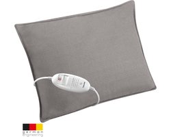 Beurer HK 48 Cosy Grey Warmtekussen – Elektrisch Warmtekussen met Grijze Decoratieve Hoes – 40×30 cm – Snelle Opwarming – 3 Warmtestanden – Automatische Uitschakeling – Zachte Fleece – Machinewasbaar – 5 Jaar Garantie: exclusief bij Bol.com