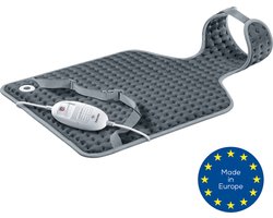 Beurer HK 53 Nek & Rug Warmtekussen – Elektrisch Warmtekussen met 3 Warmtestanden – Ademend & Zacht Fleece – Automatische Uitschakeling – BSS Veiligheidssysteem – Machinewasbaar – 5 Jaar Garantie: exclusief bij Bol.com