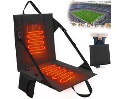 Draadloos Oplaadbaar Verwarmd Zitkussen voor Buiten - 3 Warmte-instellingen